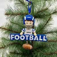 Fußball Ornament Sport Personalisiert Weihnachten Perfektes Geschenk Für Kinder Benutzerdefinierte Familie Ornamente von OrnamentHeaven