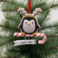 Pinguin Pretender Ornament Personalisierte Weihnachtsverzierung Perfektes Geschenk Für Kinder Benutzerdefinierte Weihnachten Familie Ornamente von OrnamentHeaven