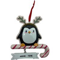 Pinguin Pretender Ornament Personalisierte Weihnachtsverzierung Perfektes Geschenk Für Kinder Benutzerdefinierte Weihnachten Familie Ornamente von OrnamentHeaven