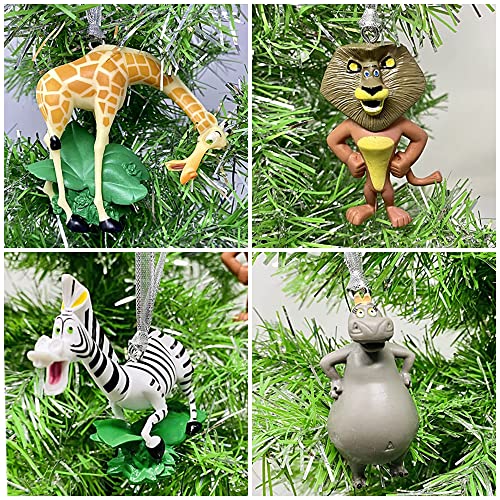 Madagaskar Weihnachtsschmuck-Set mit Alex, Marty, Melman und Gloria Madagaskar Weihnachtsschmuck-Set mit Alex, Marty, Melman und Gloria von Ornaments