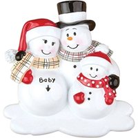 Erwartete Weihnachtsverzierung - Schneemann-Familien-Personalisierte Verzierung Schwangere Erwartete Weihnachtsverzierung - Schneemann-Familien-Personalisierte Verzierung Schwangere von Ornaments247