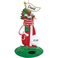 Festliche Weihnachtsgoldtasche Mit Clubs-Personalisierter Feiertags-Weihnachtsverzierung von Ornaments247