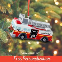 Feuerwehrmann Ornament - Weihnachtsverzierung von Ornaments247