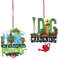 Gartenverzierungen - I Dig Gartenarbeit & Zuhause Ist, Wo Meine Pflanzen Sind Urlaub Weihnachtsverzierungen 2024 von Ornaments247