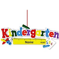 Kindergarten Personalisierte Ornament - Hand Weihnachtsverzierung von Ornaments247