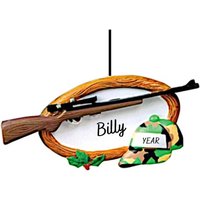 Personalisierte Jagdverzierung - Jäger Ornament Waffe Weihnachtsverzierung Gewehr Verzierung Vorbei Jagd Geschenk Für Personalisierte Jagdverzierung - Jäger Ornament Waffe Weihnachtsverzierung Gewehr Verzierung Vorbei Jagd Geschenk Für von Ornaments247