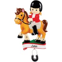Personalisierte Pferd Reiten Ornament - Reiter Weihnachten Personalisierte Pferd Reiten Ornament - Reiter Weihnachten von Ornaments247