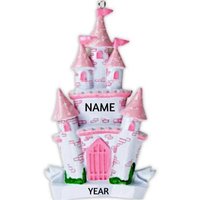 Personalisierte Prinzessin Schloss Weihnachten Ornament - Ornament, Für Mädchen Kostenlose Personalisierung Personalisierte Prinzessin Schloss Weihnachten Ornament - Ornament, Für Mädchen Kostenlose Personalisierung von Ornaments247