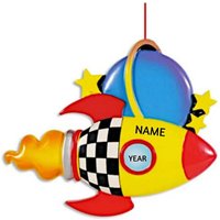 Personalisierte Rakete Weihnachtsverzierung - Ornament, Weltraum Astronaut Wissenschaft Planet Ornament Personalisierte Rakete Weihnachtsverzierung - Ornament, Weltraum Astronaut Wissenschaft Planet Ornament von Ornaments247