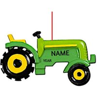 Personalisierte Traktor Verzierung - John Deer Grüne Bauern Geschenke Bauernhof Verzierungen Freie Personalisierung Personalisierte Traktor Verzierung - John Deer Grüne Bauern Geschenke Bauernhof Verzierungen Freie Personalisierung von Ornaments247
