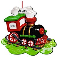 Personalisierte Zug Weihnachtsverzierung - Dampfmaschine Verzierung Lokomotive Weihnachtszug Dekor Personalisierte Zug Weihnachtsverzierung - Dampfmaschine Verzierung Lokomotive Weihnachtszug Dekor von Ornaments247