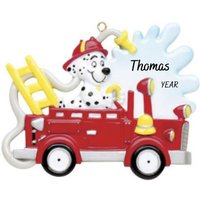 Personalisierter Hund Im Feuerwehrauto Weihnachtsschmuck - Paw Patrol Marshall Ornament Freie Anpassung Personalisierter Hund Im Feuerwehrauto Weihnachtsschmuck - Paw Patrol Marshall Ornament Freie Anpassung von Ornaments247