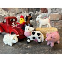 Filz Ornamente Auf Dem Bauernhof Mit Ornamenten Aus Filz Handgemacht Fair Trade Nepal Filz Ornamente Auf Dem Bauernhof Mit Ornamenten Aus Filz Handgemacht Fair Trade Nepal von Ornaments4Orphans