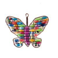Butterfly Christmasornament - Fair Trade Perlen Aus Recyceltem Papier, Handgefertigt in Uganda, Afrika von Ornaments4Orphans