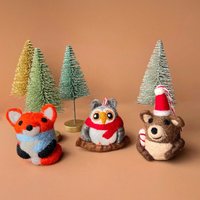 Fair Trade Wolle Christbaumschmuck Set Forest Friends Handmade in Nepal Fair Trade Wolle Christbaumschmuck Set Forest Friends Handmade in Nepal von Ornaments4Orphans