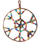 Papierperle Schneeflocke Weihnachtsanhänger - Multicolor Fair Trade Recycled Aus Uganda, Afrika Papierperle Schneeflocke Weihnachtsanhänger - Multicolor Fair Trade Recycled Aus Uganda, Afrika von Ornaments4Orphans