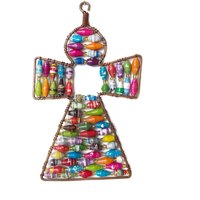 Papierperlen Engel Ornamente - Mehrfarbig Recycelte Fair Trade Aus Uganda von Ornaments4Orphans