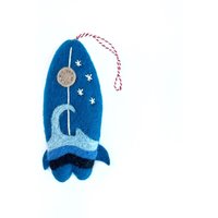 Filz Surfbrett Ornament Als Weihnachtsdeko Blaue Welle Filz Surfbrett Ornament Als Weihnachtsdeko Blaue Welle von Ornaments4Orphans