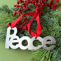 Zinn Peace Ornament Zinn Peace Ornament von Ornaments4Orphans