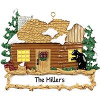 Personalisierte Blockhausverzierung - See Camping Verzierung, Hausverzierung, Verzierung Des Neuen Hauses Blockhaus Freie Anpassung Mit Geschenkbox Personalisierte Blockhausverzierung - See Camping Verzierung, Hausverzierung, Verzierung Des Neuen Hauses Blockhaus Freie Anpassung Mit Geschenkbox von OrnamentsbyElves