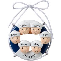 Personalisierte Familienverzierung 2023 - Familienkreuzfahrtschiff-Verzierung Familie Mit 6 Schiffsverzierungen Marineverzierungen Freie Anpassung Personalisierte Familienverzierung 2023 - Familienkreuzfahrtschiff-Verzierung Familie Mit 6 Schiffsverzierungen Marineverzierungen Freie Anpassung von OrnamentsbyElves