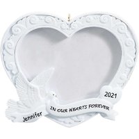 Personalisierter Bilderrahmen Weihnachtsverzierung - in Liebevoller Erinnerung, Erinnerung An Den Geliebten Menschen Unseren Herzen Kostenlose von OrnamentsbyElves