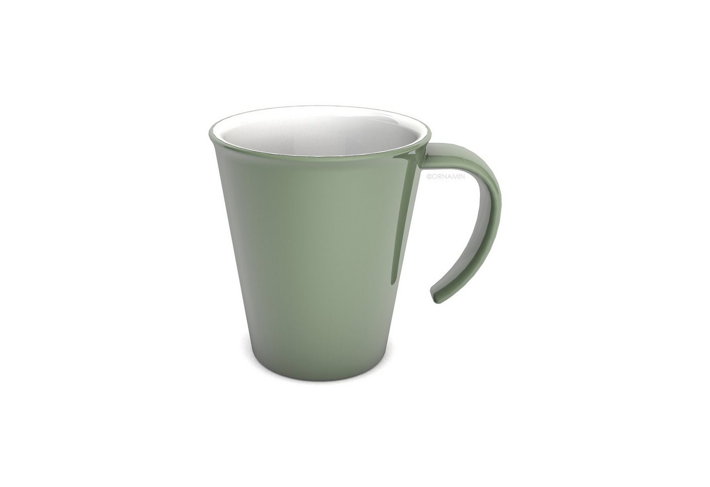 Ornamin Tasse Kaffeepott, Kaffeebecher, Campingbecher, Kaffetasse, Bisphenol-A-frei (BPA-frei), 100% Made in Germany von Ornamin