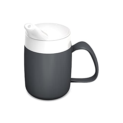 Ornamin Becher mit Trink-Trick mit Schnabelaufsatz, anthrazit Ornamin Becher mit Trink-Trick mit Schnabelaufsatz, anthrazit von Ornamin
