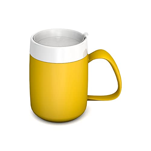 Ornamin Becher mit Trink-Trick mit unauffälligem Trinkdeckel, gelb Ornamin Becher mit Trink-Trick mit unauffälligem Trinkdeckel, gelb von Ornamin