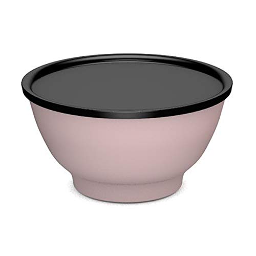 Ornamin Bowl Schale 1600 ml Perla mit Deckel (Modell 438 + 1248) / Mehrwegschale, Food to go-Schale, Salatschüssel von Ornamin