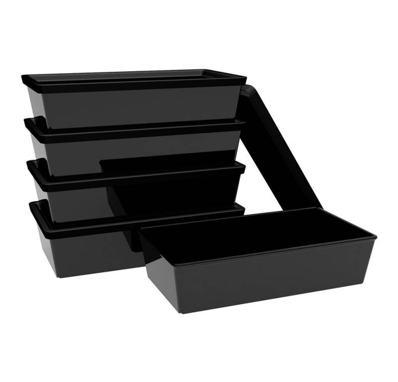 Ornamin Frischhaltedose ORNAMIN Meal Prep-Set, Food-Storage-Set, bruchfest & auslaufsicher, Made in Germany von Ornamin