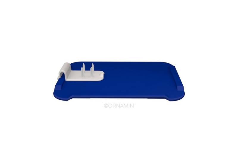 Ornamin Frühstücksbrett ORNAMIN Großes Essbrettchen mit Zubereitungshilfe, Qualitätskunststoff, (Set, 2-St., 1x Essbrettchen I 1x Zubereitungshilfe), Essbrettchen I Esshilfe I Anti-Rutsch I bruchstabil I Made in Germany von Ornamin