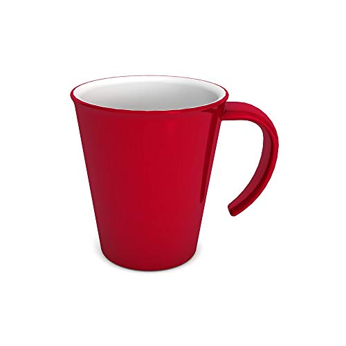 Ornamin Kaffeepott 300 ml rot (Modell 1201) / Kaffeebecher, Mehrwegbecher Kunststoff von Ornamin