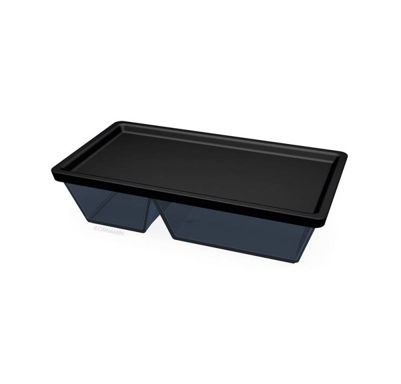 Ornamin Lunchbox ORNAMIN Lunchbox Nested Norbert, (1xSchale, 1xDeckel), Lunchbox, Stapelbar, BPA-frei, Made in Germany, 100% Recyclebar von Ornamin