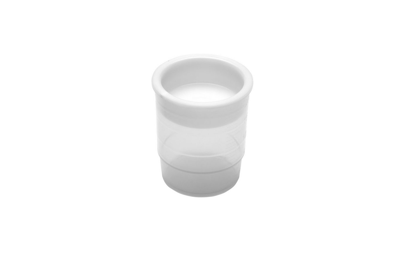 Ornamin Trinklernbecher ORNAMIN 5er-Set Einnahmebecher mit Deckel, Qualitätskunststoff, Medikamentendosierer I Qualitätskunststoff I Made in Germany von Ornamin