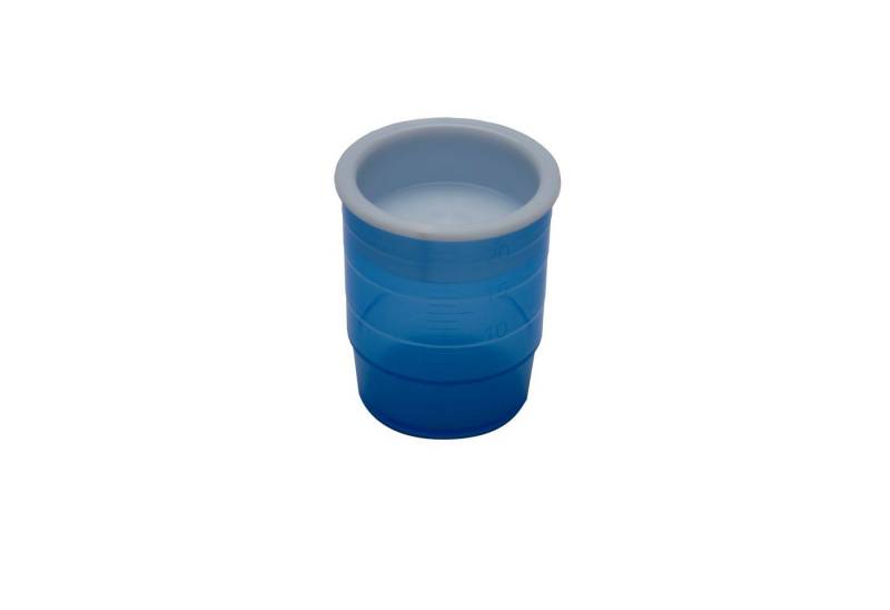 Ornamin Trinklernbecher ORNAMIN 5er-Set Einnahmebecher mit Deckel, Qualitätskunststoff, Medikamentendosierer I Qualitätskunststoff I Made in Germany von Ornamin