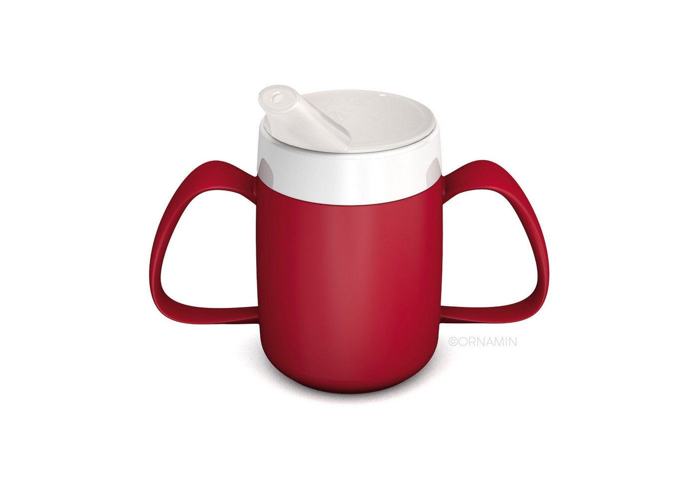 Ornamin Schnabelbecher 2-Henkel-Becher mit Trink-Trick und Schnabelaufsatz/Trinkaufsatz, Qualitätskunststoff, Trinkhilfe l Spezial-Becher l bruchstabil l BPA-frei l Made in Germany Ornamin Schnabelbecher 2-Henkel-Becher mit Trink-Trick und Schnabelaufsatz/Trinkaufsatz, Qualitätskunststoff, Trinkhilfe l Spezial-Becher l bruchstabil l BPA-frei l Made in Germany von Ornamin