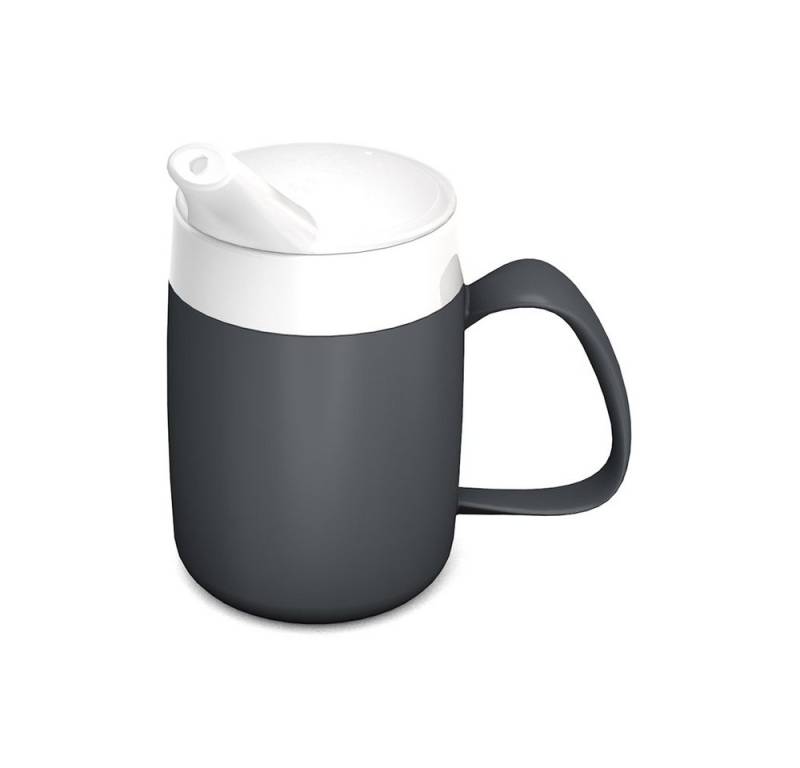 Ornamin Schnabelbecher Becher mit Trink-Trick mit Schnabelaufsatz/Trinkaufsatz, Qualitätskunststoff, Trink-Trick I Trinkhilfe I bruchstabil I BPA-frei I Made in Germany von Ornamin