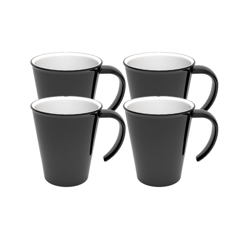 Ornamin Tasse Kaffeepott, Kaffeebecher, Campingbecher, Kaffetasse aus Kunststoff, Bisphenol-A-frei (BPA-frei), bruchstabil, 100% Made in Germany von Ornamin