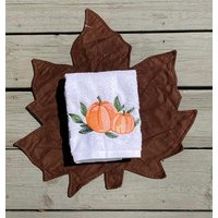 Kürbis Print Handtuch 100% Baumwolle Herbst Dekor von OrnersCreations