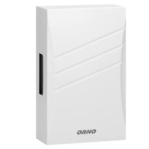 Orno DP-BD-157 BELIS Türklingel Kabelgebunden Mechanischer Gong mit eingebautem Transformator Zweiton IP 20 80dB Weiß 230V von Orno