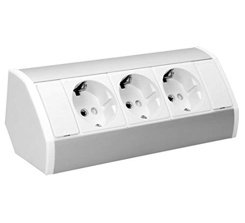 Orno GM-9001 Tischsteckdose Ecksteckdose 3 Fach mit Kindersicherung für Büro Arbeitsplatte Küche Orno GM-9001 Tischsteckdose Ecksteckdose 3 Fach mit Kindersicherung für Büro Arbeitsplatte Küche von Orno