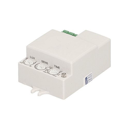 Orno OR-CR-214 Flacher Mikrowellen-Bewegungsmelder Mini, IP20, 500 W, 230 V, Weiss von Orno