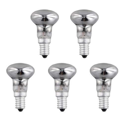 Orolotay Lava Lampe E14 R39 30W Strahler Schraube in GlüHbirne Klarer Spot GlüHbirnen Lava GlüHlampe 5 StüCke von Orolotay