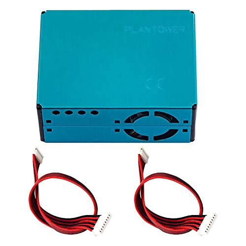 Orolotay PMS5003 PM2.5 PM10 Qualitätserkennungssensor Digitaler Partikelkonzentrations-Lasersensor Staubsensor Monitormodul Blaues Metall Orolotay PMS5003 PM2.5 PM10 Qualitätserkennungssensor Digitaler Partikelkonzentrations-Lasersensor Staubsensor Monitormodul Blaues Metall von Orolotay