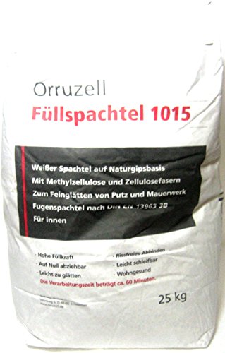 Orruzell Füllspachtel 1015, 25 kg in weiß von Orruzell