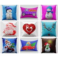 Weihnachtlicher Kissenbezug| Winterlumbar Kissen| Xmas Kissenhülle| Winter Trend Kissenhülle|14X20 Rote Lkw Weihnachtsmann Sham von OrsaStyle