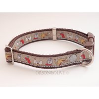 Mittelalterliches Mania | Nächte, Drachen, Burgen, Pferde Hundehalsband - Erhältlich in 4 Größen | xs, S, M, L von OrsonAndOlive