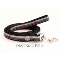 Rote Sterne Bei Nacht Führen Hundeleine - Erhältlich in 2 Größen Xs/S M von OrsonAndOlive