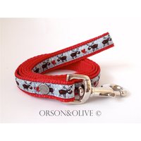 Rudolf Reindeer | Blau Hund Führen/Leine - in 3 Größen | S, M, L Rudolf Reindeer | Blau Hund Führen/Leine - in 3 Größen | S, M, L von OrsonAndOlive